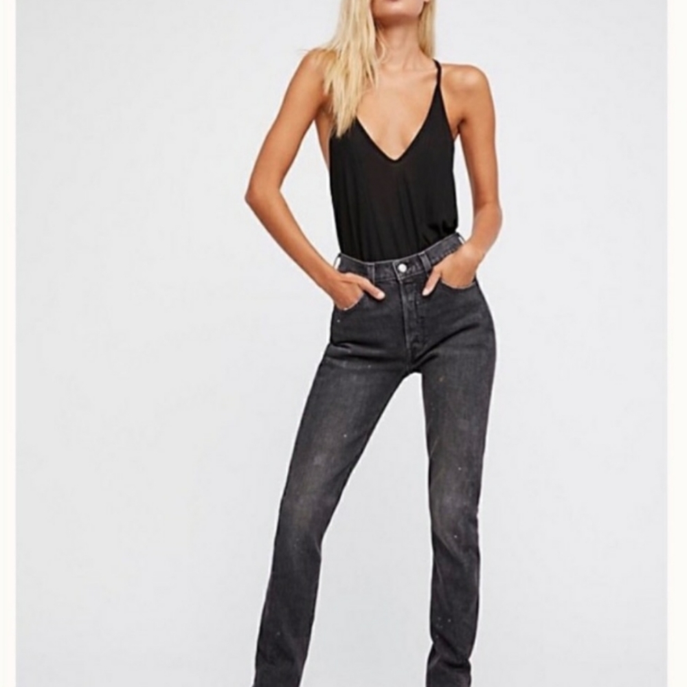 501 vintage black levis jeans faded black size 29